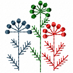 Flowers And Tree Embroidery Design 5 Flowers And Tree Embroidery Design 5